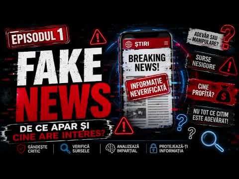 Fake News, Episodul 1: De ce apar și cine are interesul să le răspândească?