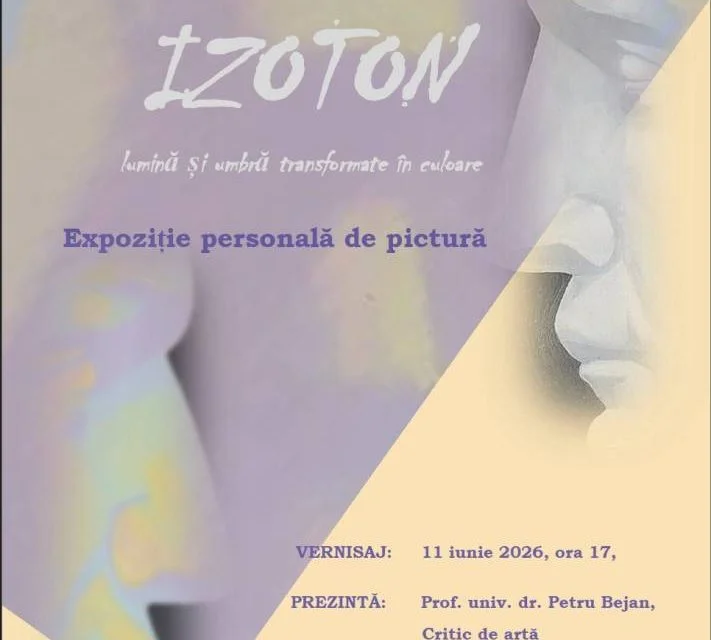 Carmen Cărăușu expune „Izoton" la Galeria Studio 7/9 din Iași