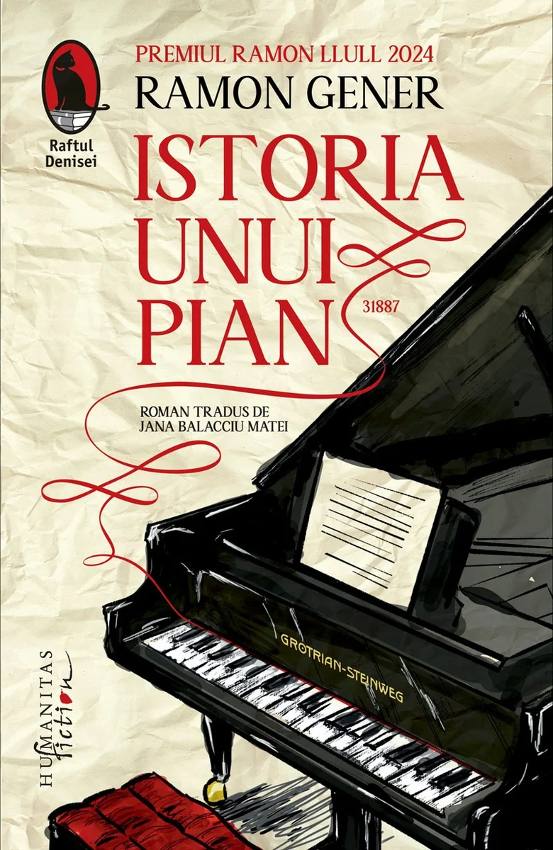 „Istoria unui pian" de Ramon Gener, roman despre muzică și destin