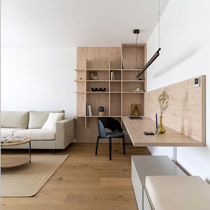 Apartament F108, București: minimalismul ca metodă de proiect