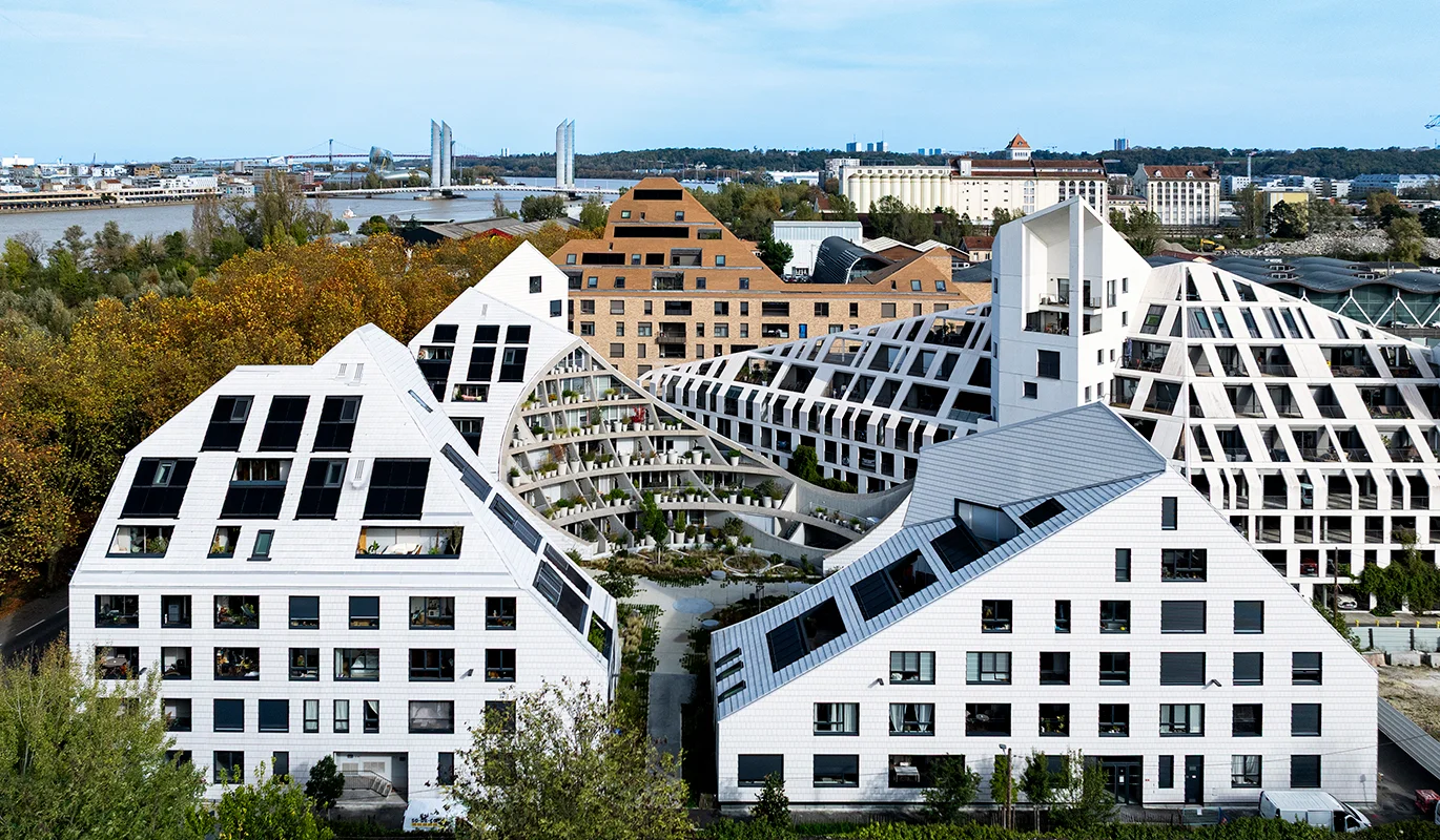 MVRDV transformă un teren industrial din Bordeaux într-un ansamblu rezidențial verde