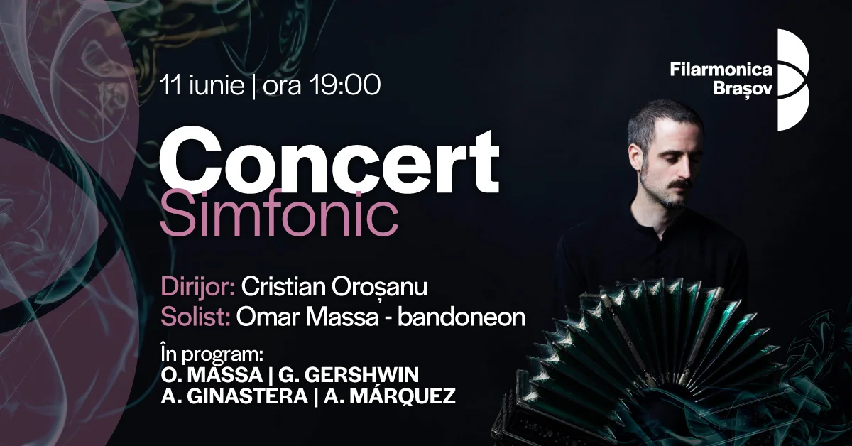 Filarmonica Brașov: tango argentinian, tineri muzicieni și recital în Biserica Neagră
