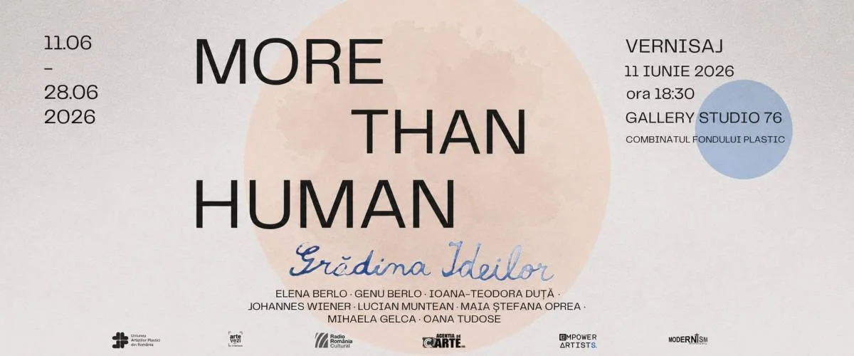 „More Than Human", expoziție colectivă la Gallery Studio 76 din București