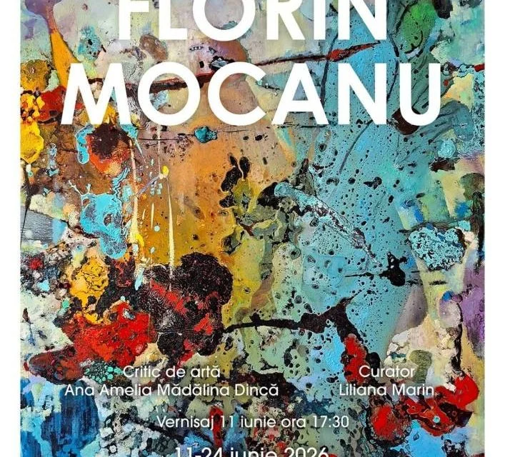 Florin Mocanu expune pictură abstractă la Galeria de Artă Ploiești