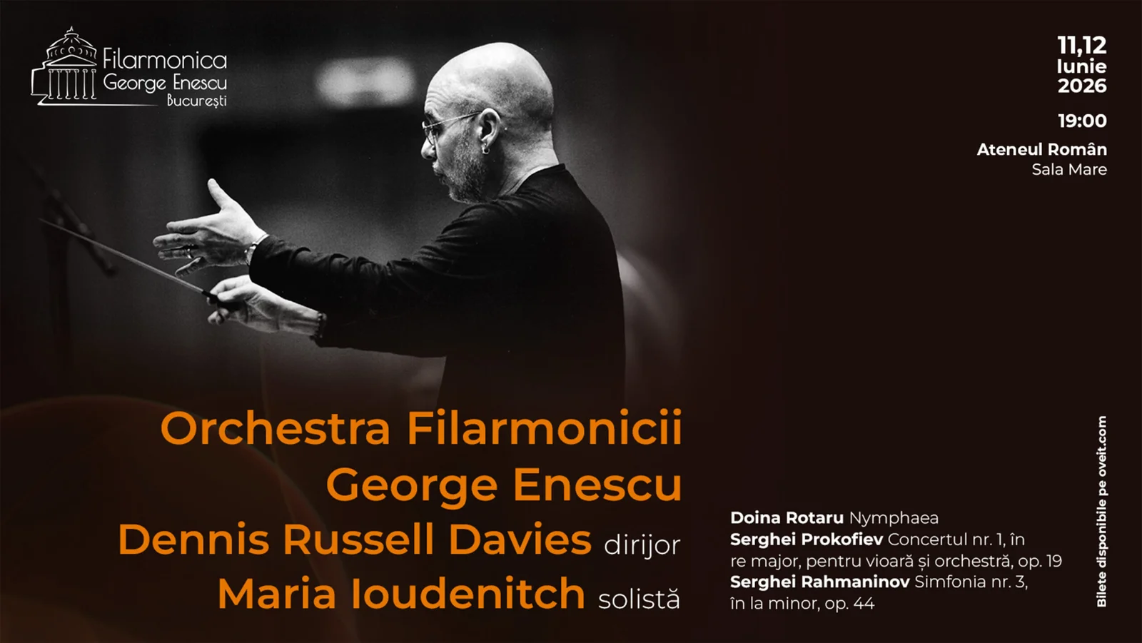 Dennis Russell Davies debutează la Filarmonica George Enescu în iunie