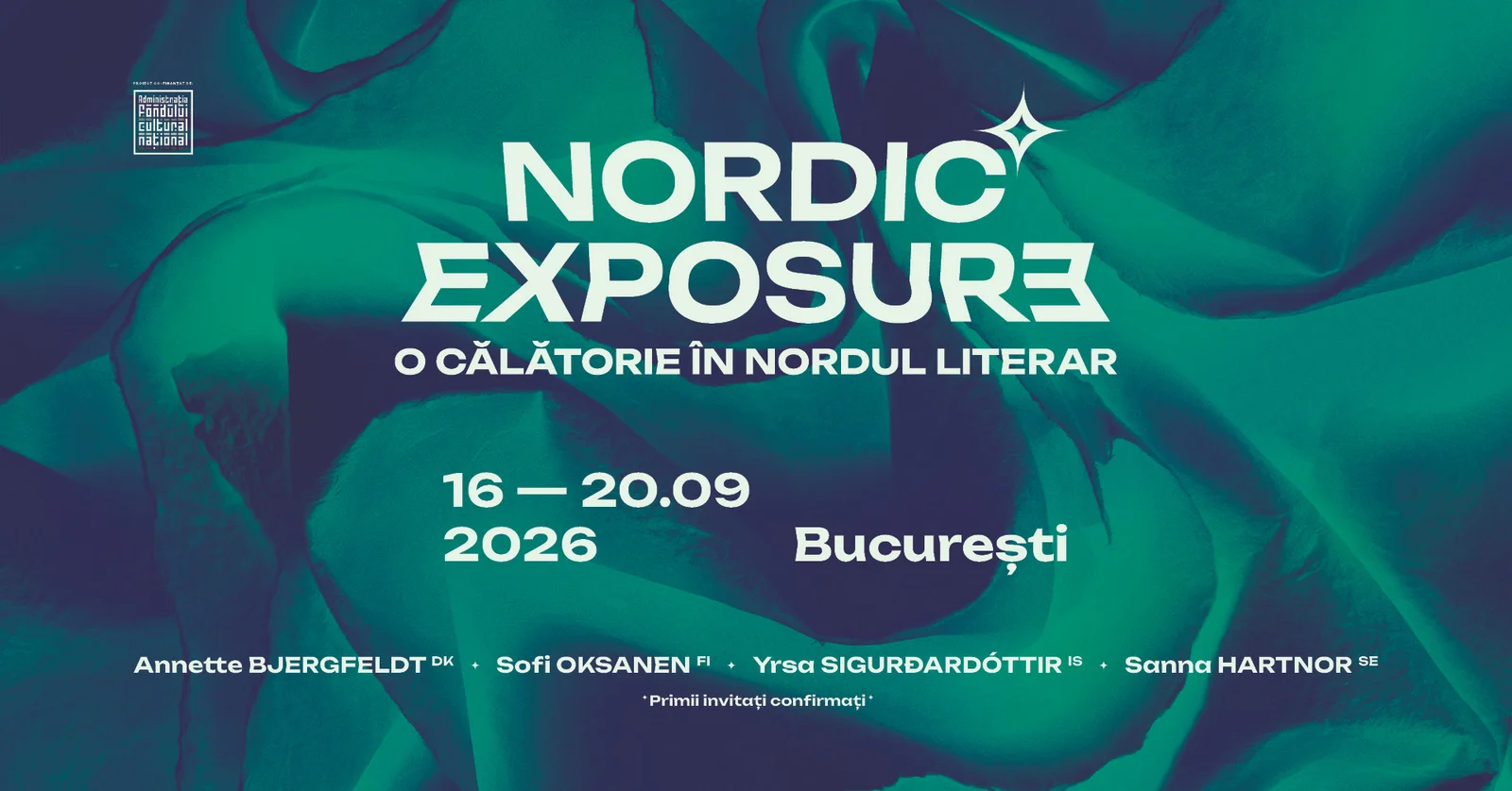 Nordic Exposure: cinci zile de literatură nordică la București, în septembrie 2026