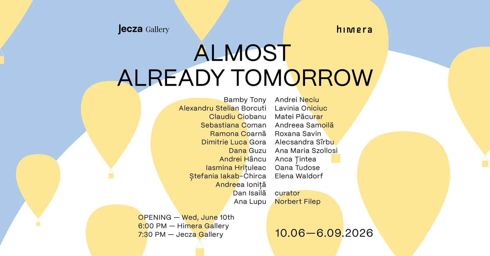 „Almost Already Tomorrow", ediția a IV-a, la galeriile Jecza și Himera din Timișoara