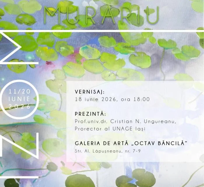 Bianca Murariu expune „Rizom" la Galeria „Octav Băncilă" din Iași