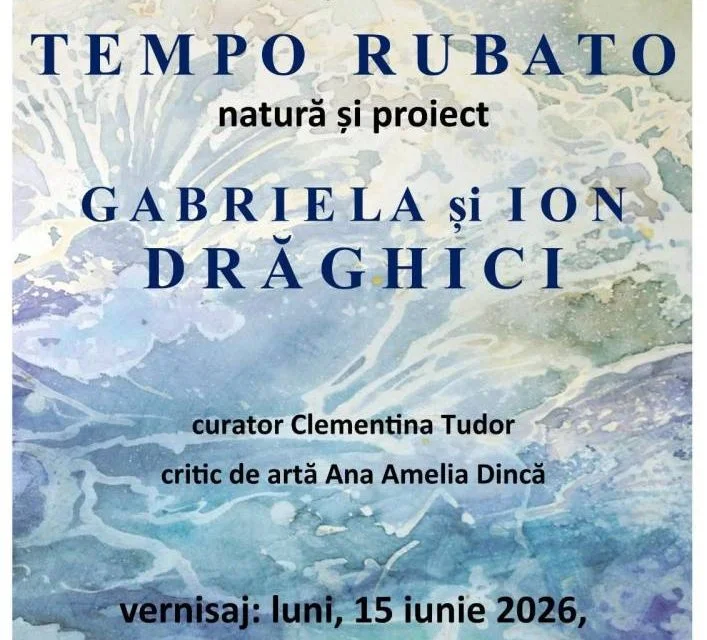 Gabriela și Ion Drăghici expun „Tempo rubato" la Slobozia