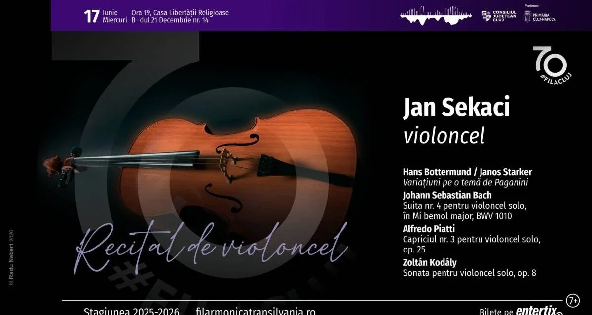 Violoncelistul Jan Sekaci: muzica drept exercițiu de adevăr