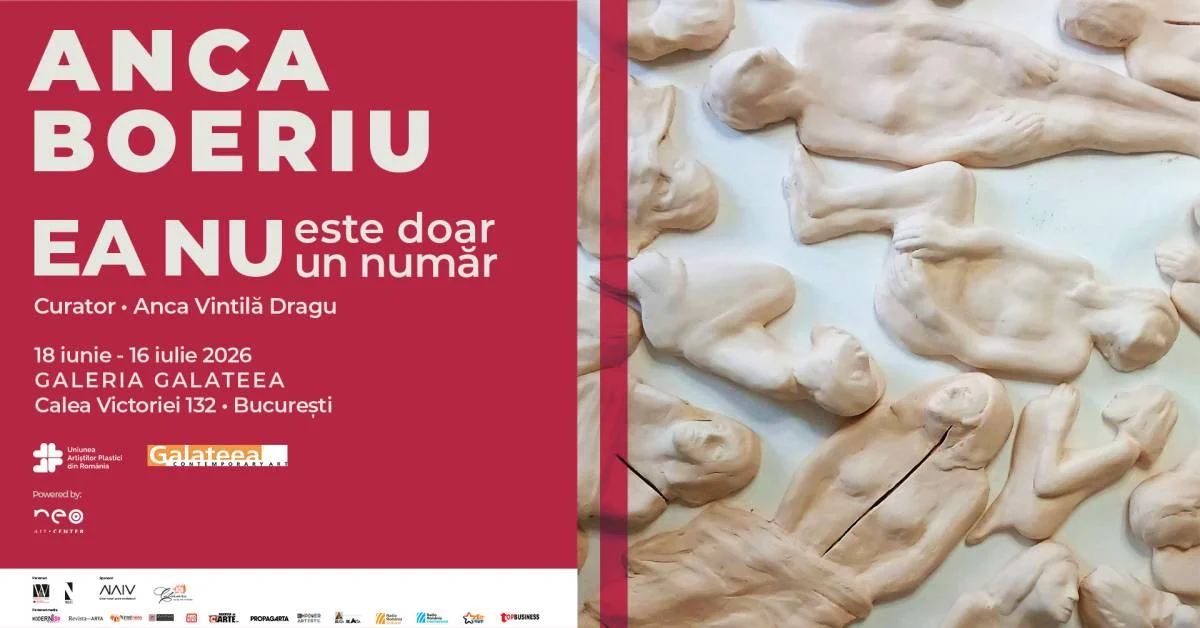 Anca Boeriu expune la Galeria Galateea corpuri ceramice împotriva violenței