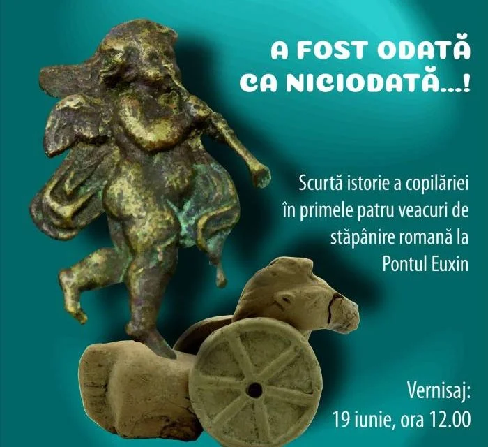 Copilăria în Roma antică, expusă la Palatul Culturii din Iași