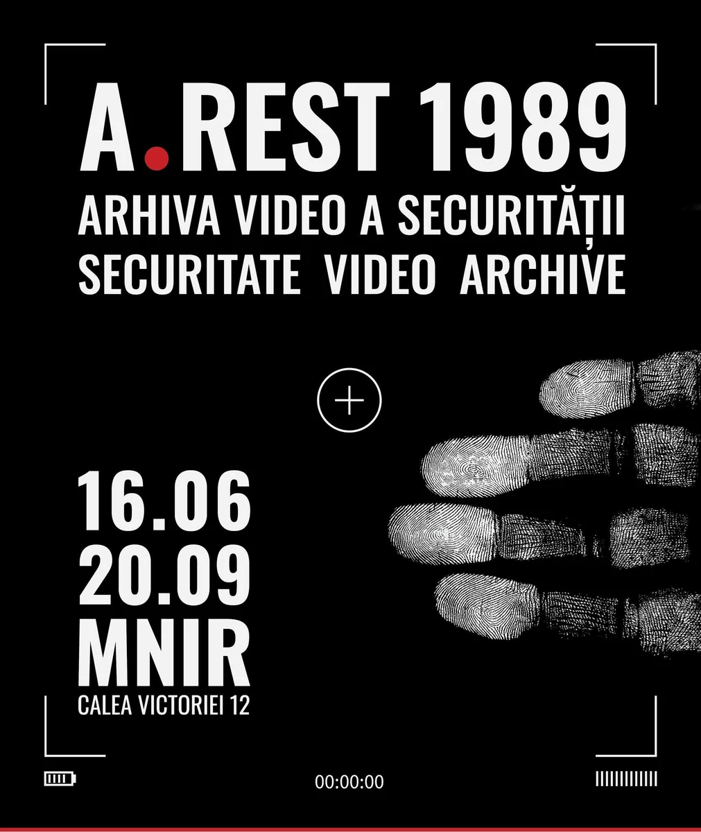 Expoziția „A.REST 1989" prezintă arhiva video a Securității la MNIR