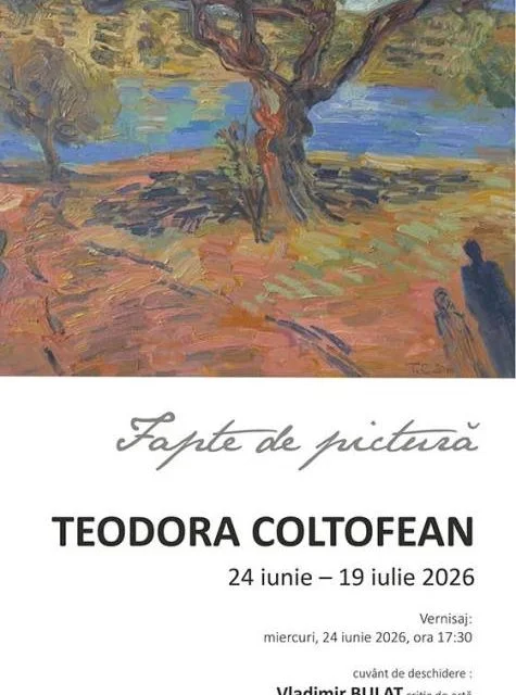 Teodora Coltofean expune „Fapte de pictură" la Muzeul Țăranului Român