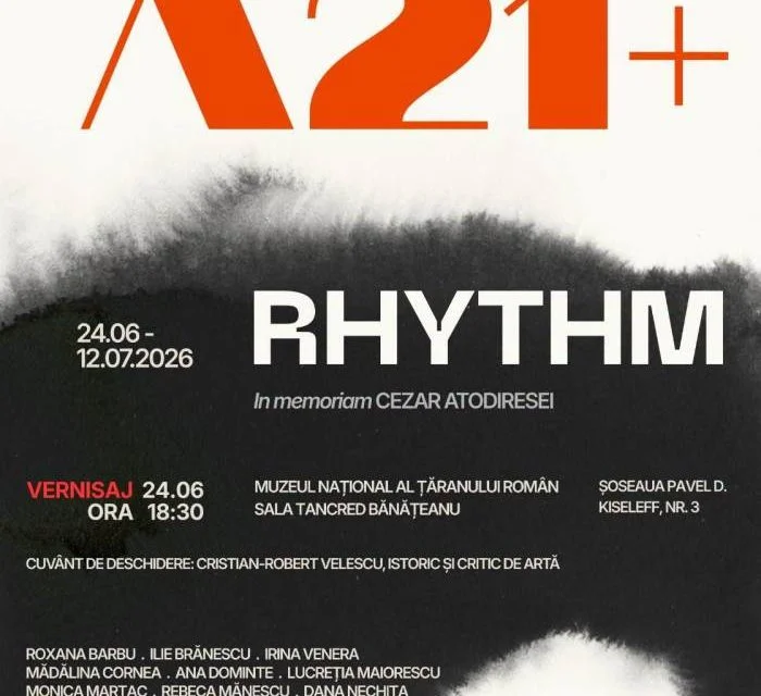 Grupul A21+ deschide expoziția „Rhythm" la Muzeul Țăranului Român