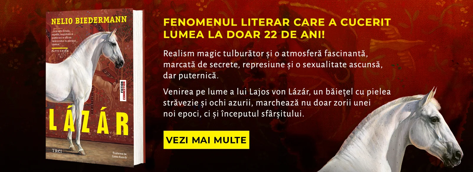 Nelio Biedermann și romanul LÁZÁR: un debut literar european remarcabil