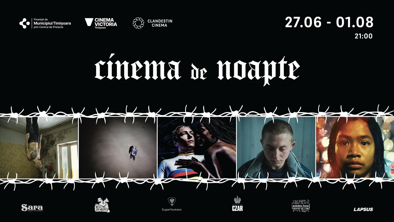 „Clandestin Cinema 2026" aduce filme europene independente la Timișoara