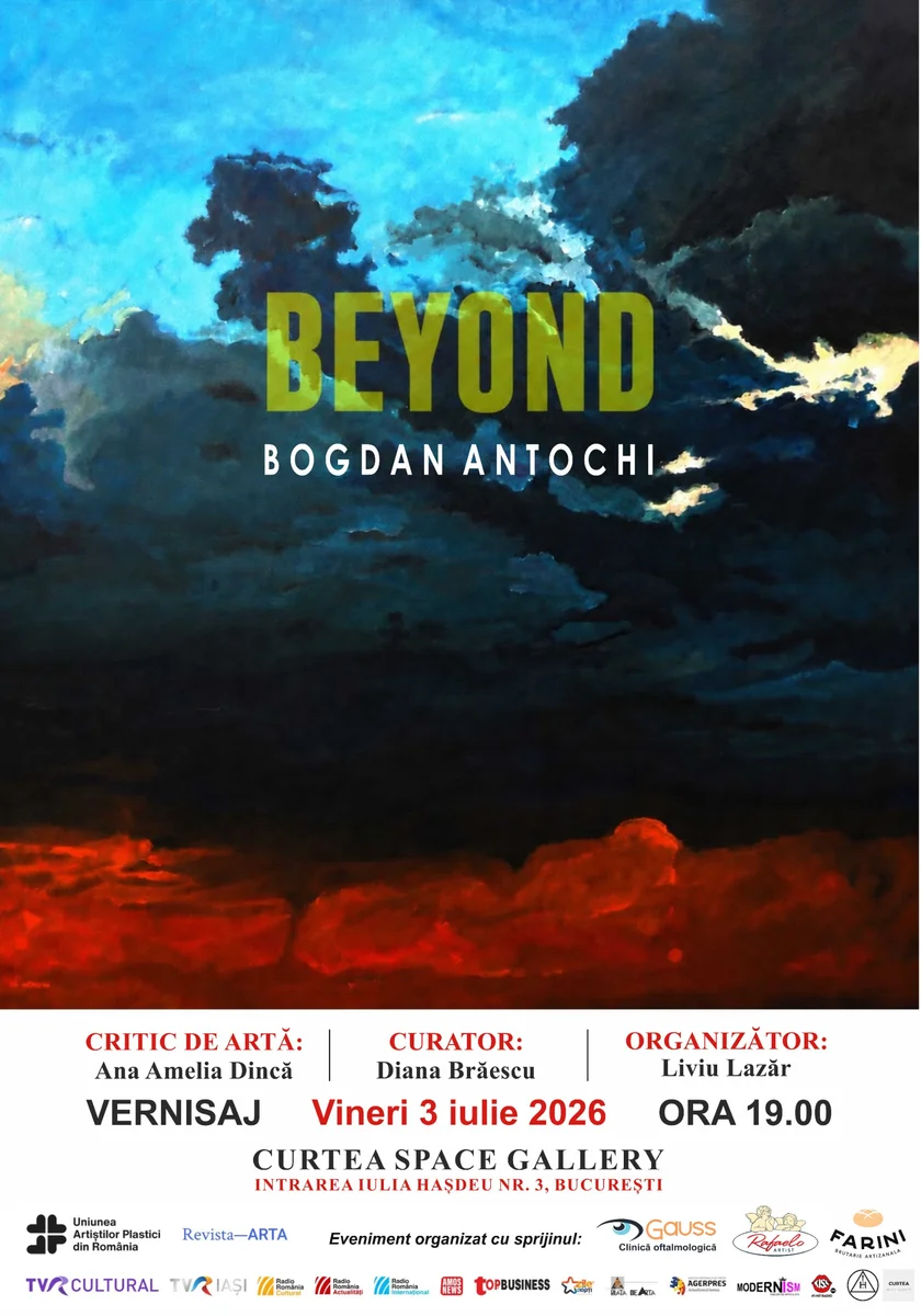 Bogdan Antochi deschide expoziția „Beyond" la Curtea Space Gallery