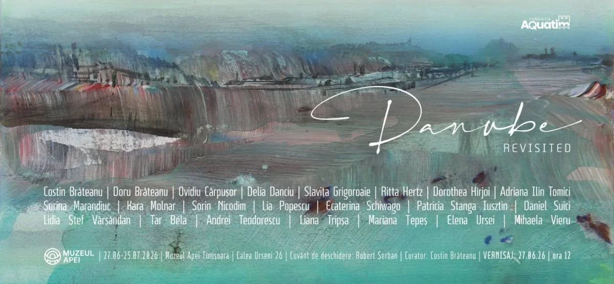 Expoziție colectivă despre Dunăre, la Muzeul Apei din Timișoara
