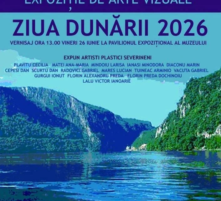 Expoziție de arte vizuale dedicată Dunării, la Muzeul Porților de Fier