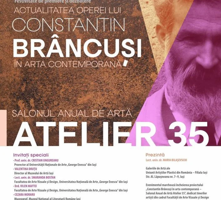 Brâncuși și tinerii artiști, în centrul dezbaterii de la Iași