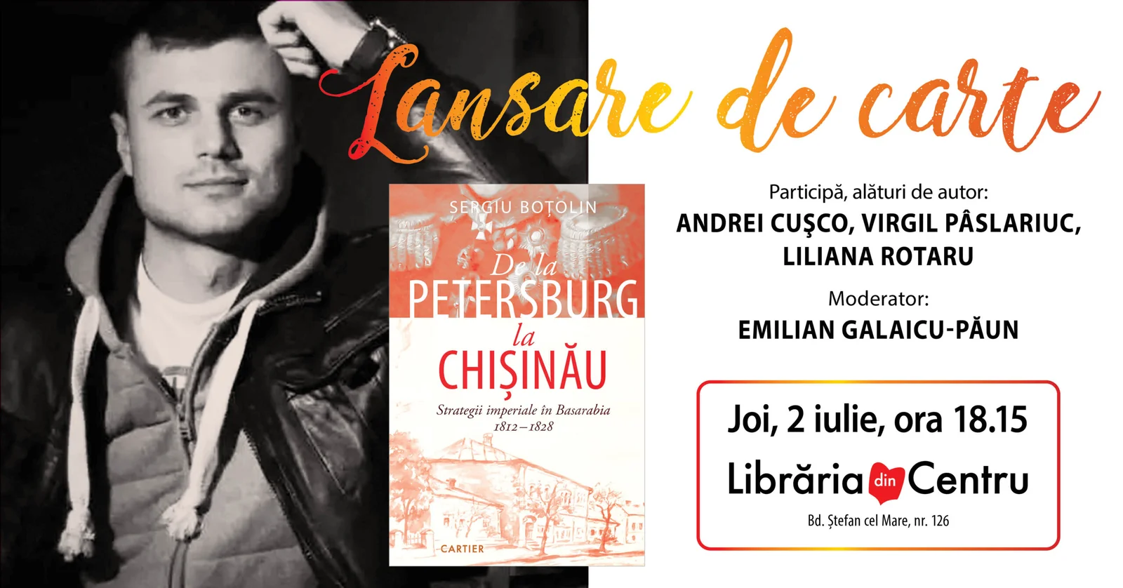 Debut editorial despre Basarabia imperială, lansat la Chișinău