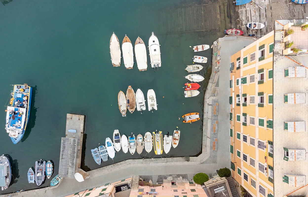 Fishermen's Rest: un chei reînnoit în portul ligurian Camogli