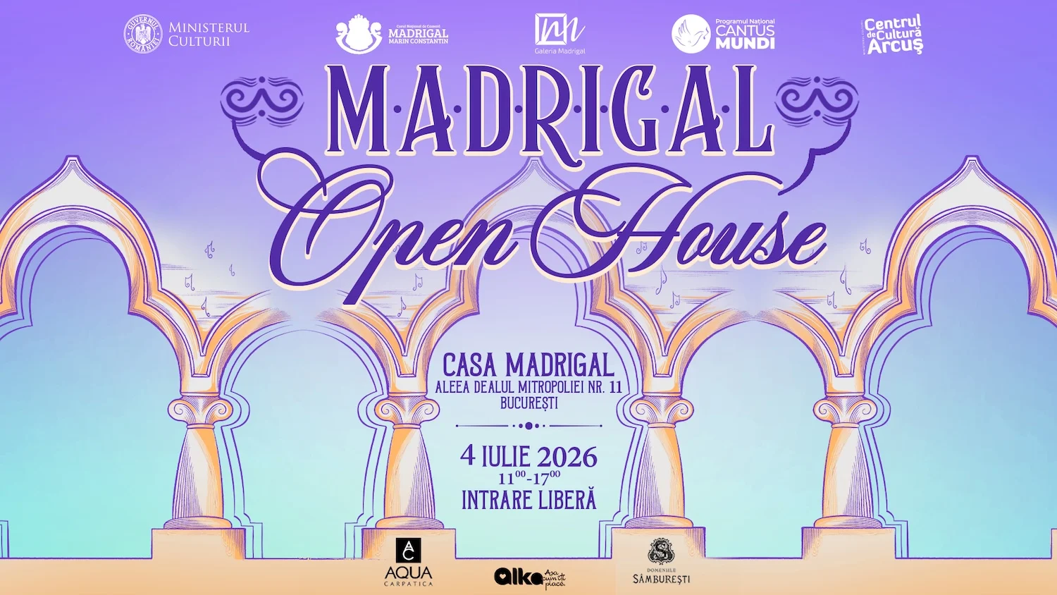 Madrigal Open House, pe 4 iulie: expoziție, recital și activități gratuite