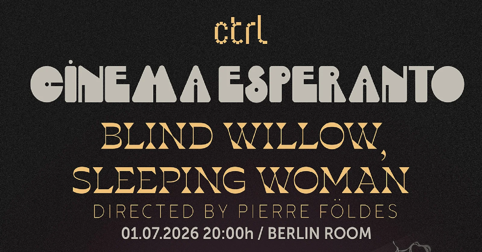 Cinema Esperanto, serie de proiecții multilingve, debutează la Control Club