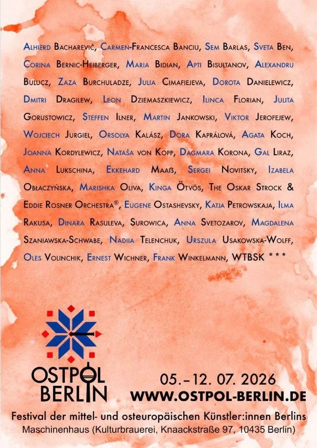 Scriitori români și autori din spațiul românesc, la OSTPOL BERLIN 2026