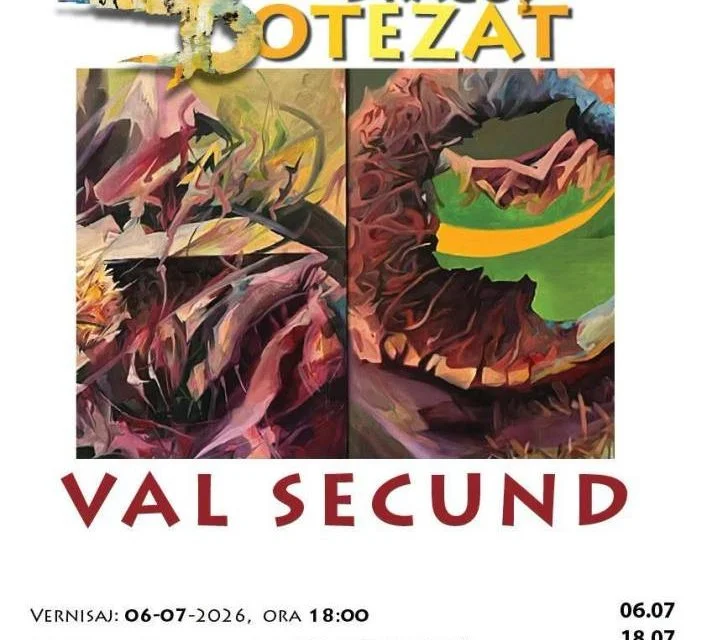 Dragoș Botezat deschide expoziția „Val Secund" la Galeria Calderon Art Studio