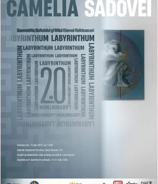 Camelia Sadovei expune „LABYRINTHUM 2.0" la Galeriile Academiei Române