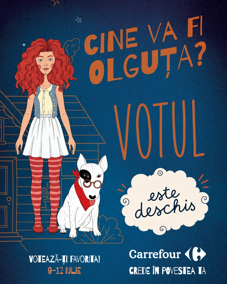 Publicul votează rolul principal din filmul de familie „Olguța!"