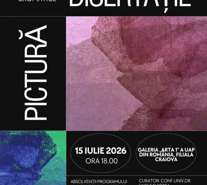 Absolvenți de master în arte vizuale expun la Galeria „Arta 1" din Craiova