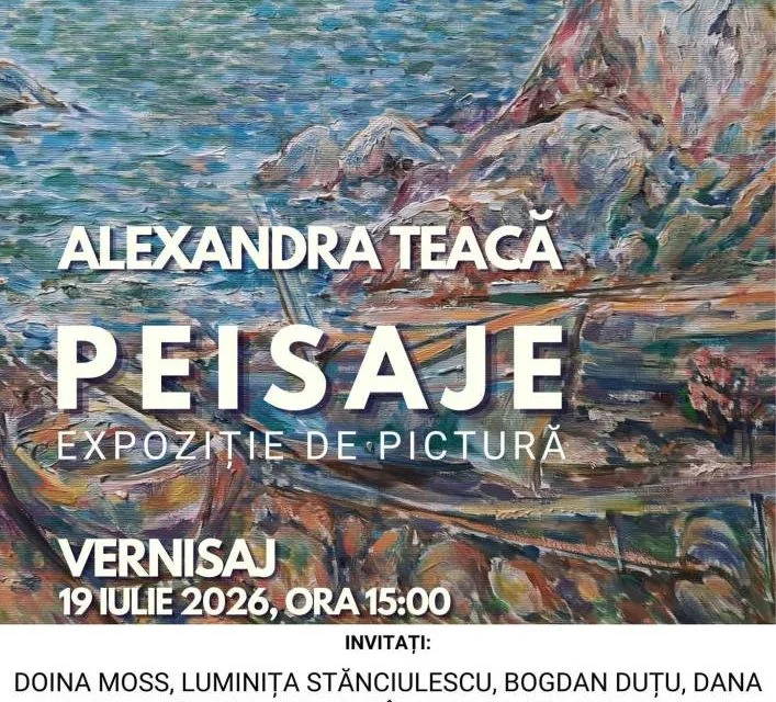Alexandra Teacă expune „Peisaje" la Muzeul Ion Jalea din Constanța