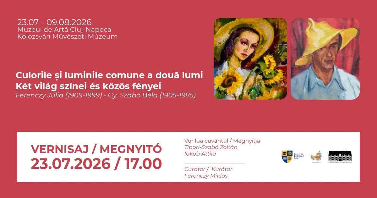 Ferenczy Júlia și Gy. Szabó Béla, reuniți la Muzeul de Artă Cluj-Napoca