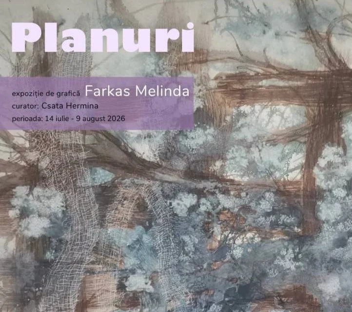 Farkas Melinda expune grafică pe hârtie la Turnul Pompierilor din Cluj