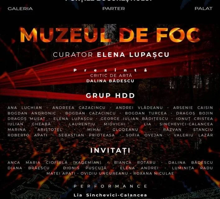 Grupul HDD expune „Muzeul de Foc" la Palatele Brâncovenești