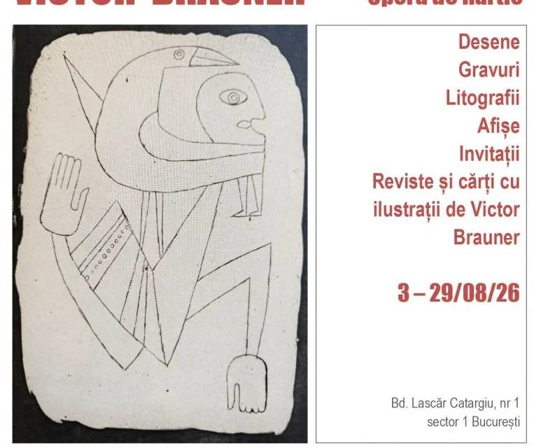 „Victor Brauner – Opera de Hârtie", expoziție la Galeria Romană din București