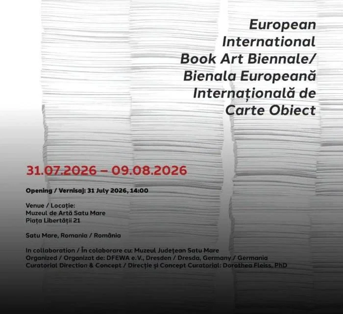 Bienala Europeană de Artă a Cărții, la Muzeul de Artă Satu Mare