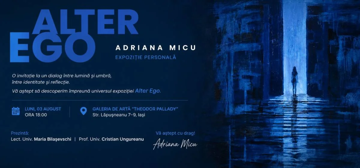Adriana Micu expune „Alter Ego" la Galeria „Theodor Pallady" din Iași