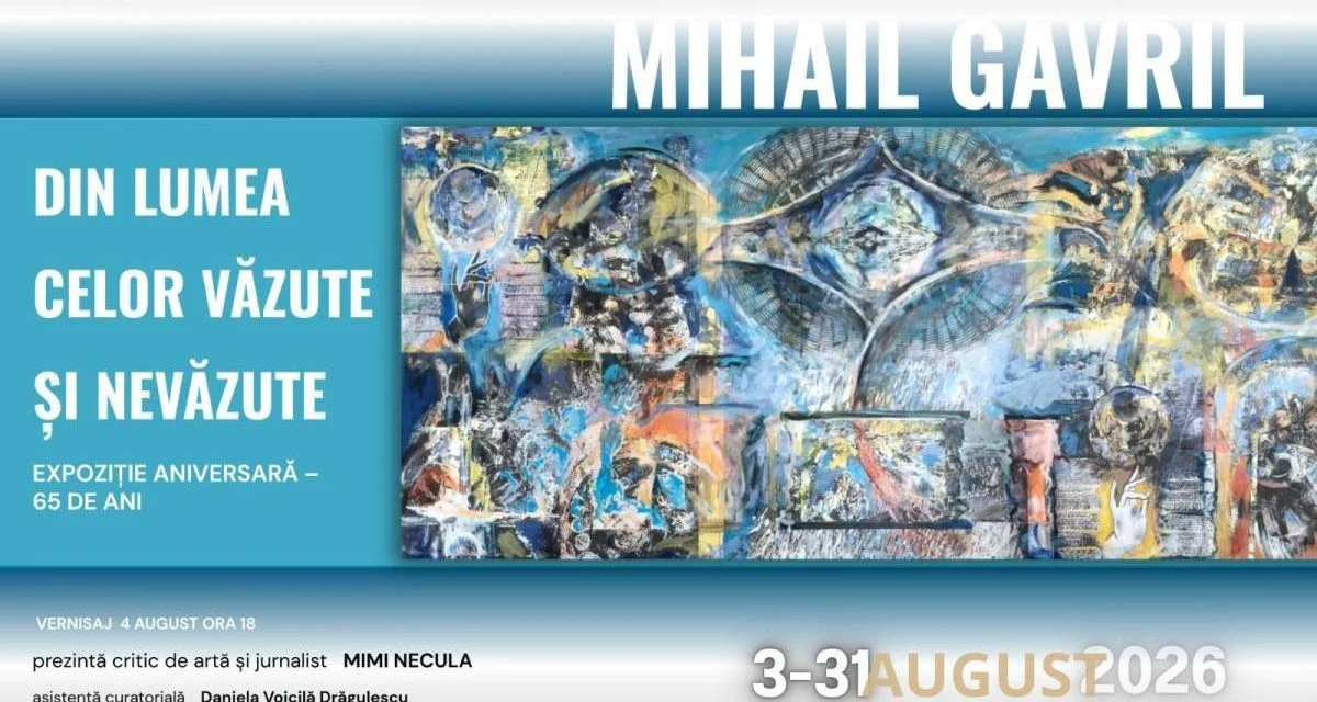 Mihail Gavril, expoziție aniversară la Palatul Parlamentului