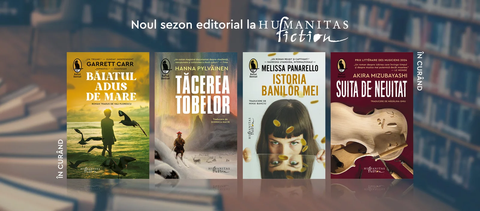Humanitas Fiction lansează patru titluri internaționale în noul sezon editorial