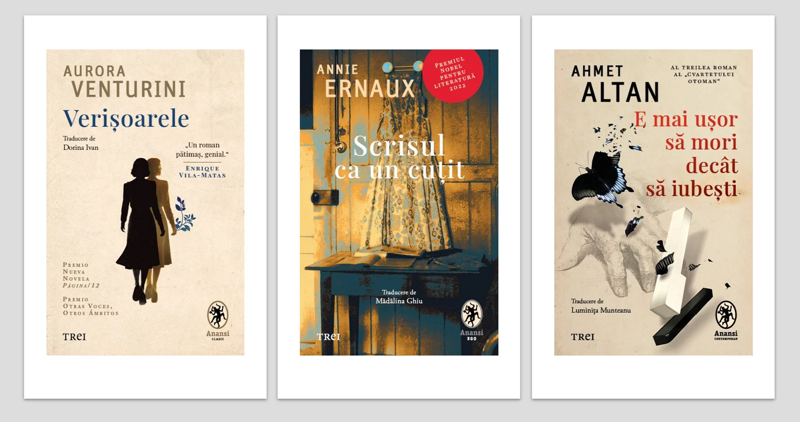 Anansi. World Fiction: Venturini, Ernaux și Altan, trei noi apariții editoriale