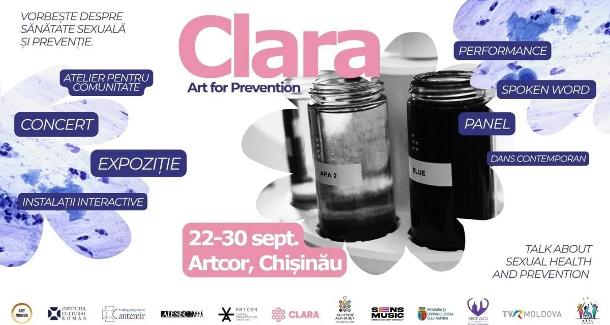 „CLARA – Artă pentru prevenție", proiect interdisciplinar în România și Republica Moldova