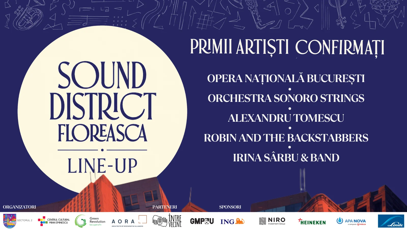 Sound District Floreasca 2025: primele nume confirmate pentru septembrie