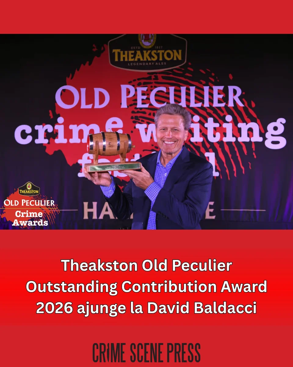 David Baldacci primește Theakston Outstanding Contribution Award 2026