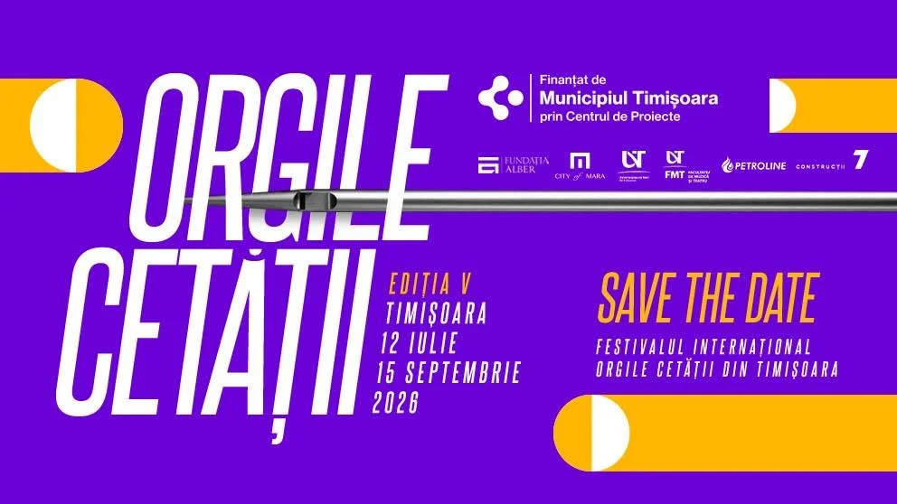 „Orgile Cetății" aduce concerte de orgă și evenimente culturale la Timișoara