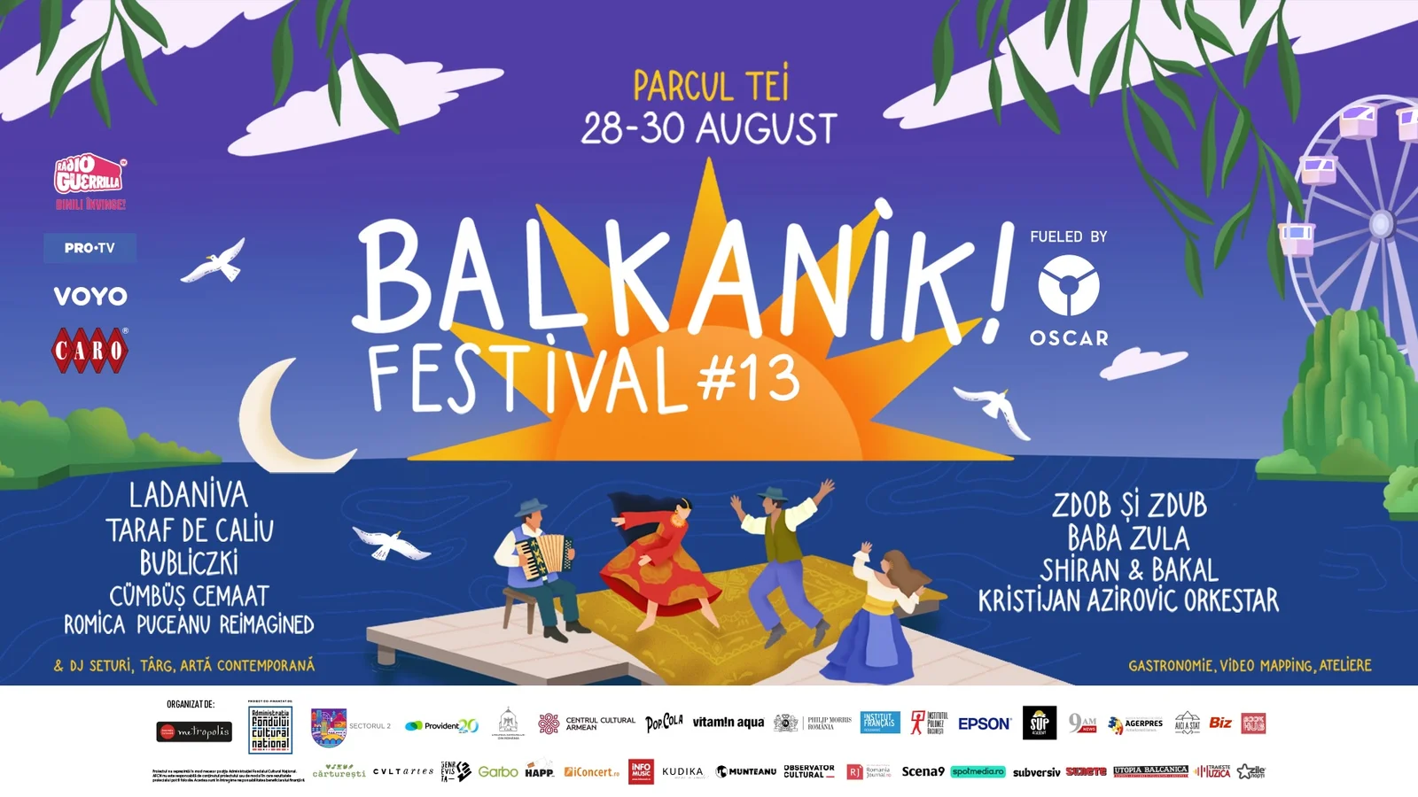 Balkanik Festival #13 anunță programul complet pentru august 2026