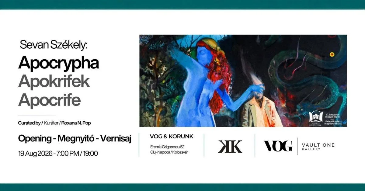 Sevan Székely expune „Apocrife" la Vault One Gallery din Cluj-Napoca